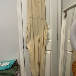 Free People Beach Side Tie Jumpsuit